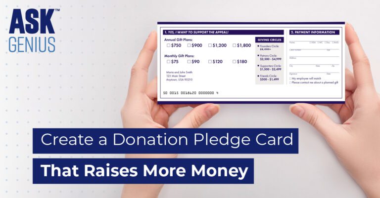 Create a Donation Pledge Card That Raises More Money