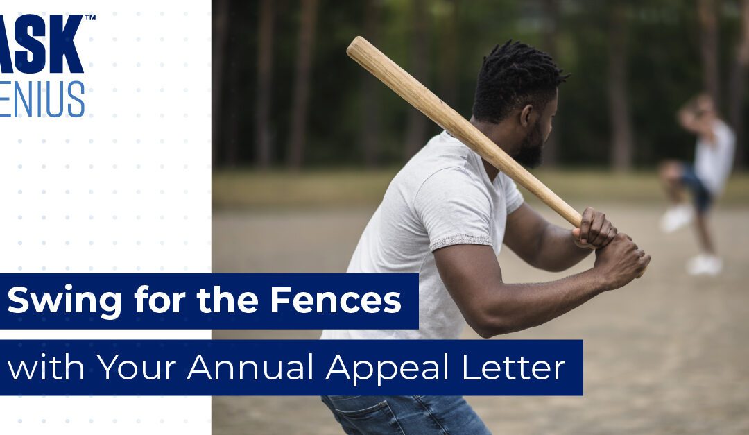 Swing for the Fences with Your Nonprofit’s Annual Appeal Letter