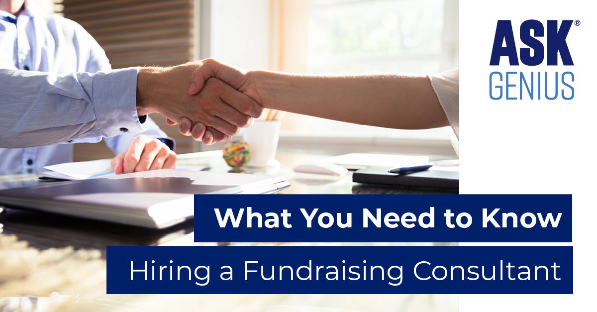 Hiring a fundraising consultant